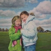 Portret van kiki en wieneke o o l 40x50 cm 2006
