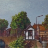 IJsselstein brugwachtershuisje o o p 20x20cm 2010